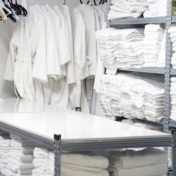 Clean and ironed linen