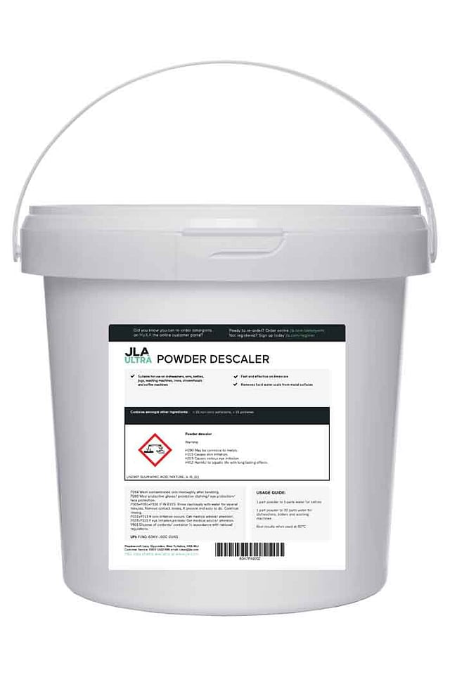 Commercial powder descaler