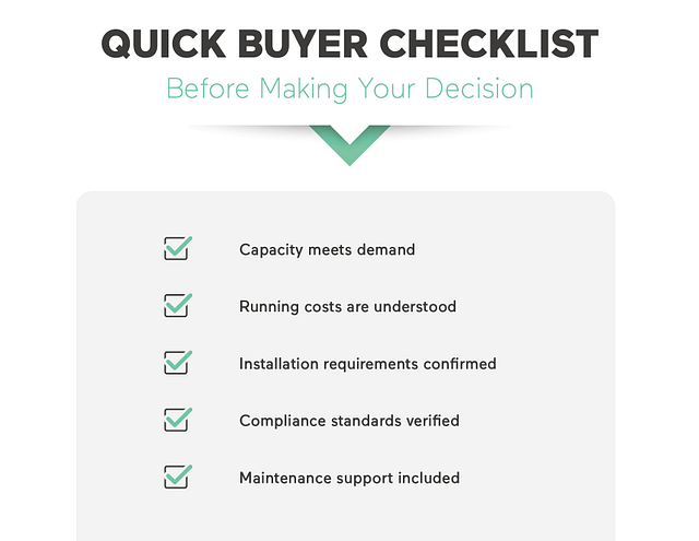 Equipment specifications and needs assessment