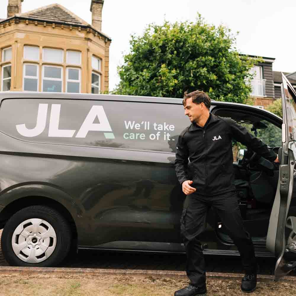 JLA male engineer attending site
