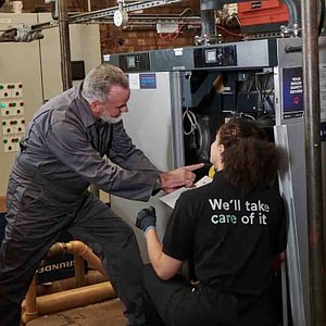 Commercial boiler servicing