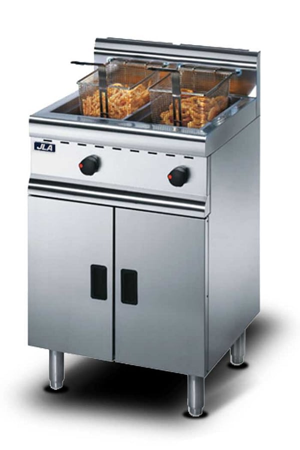 JLA Medium-Duty Twin-Tank Gas Fryer