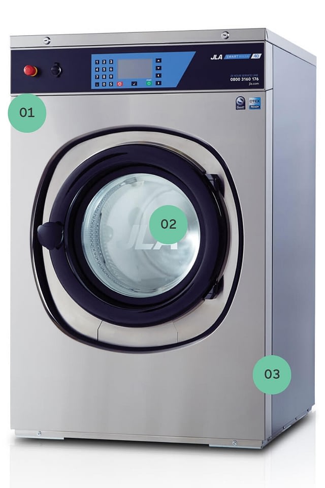JLA Smart Wash features