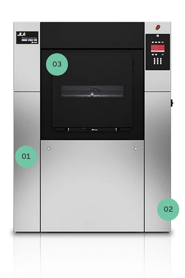 JLA High Spin Industrial Washing Machines - At a glance