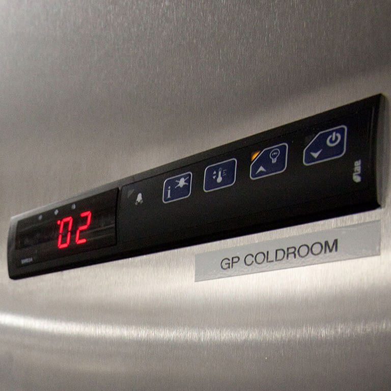 Efficient commercial cold rooms
