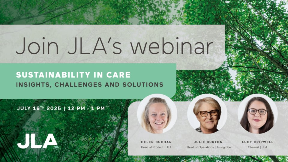 Join our free webinar - Sustainability in care: insights, challenges and solutions