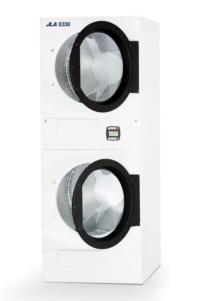 JLA D330 Stacked Dryer Commercial Stacked Dryers JLA Laundry