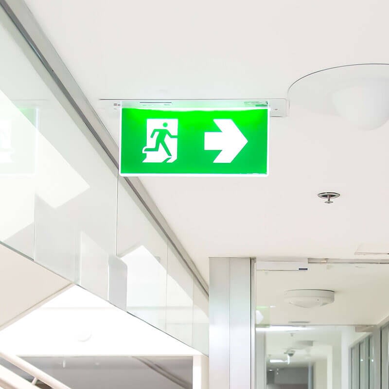 Fire emergency lighting