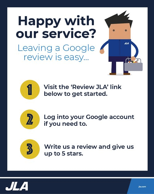 Google review steps