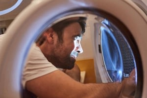 Servicing commercial tumble dryer