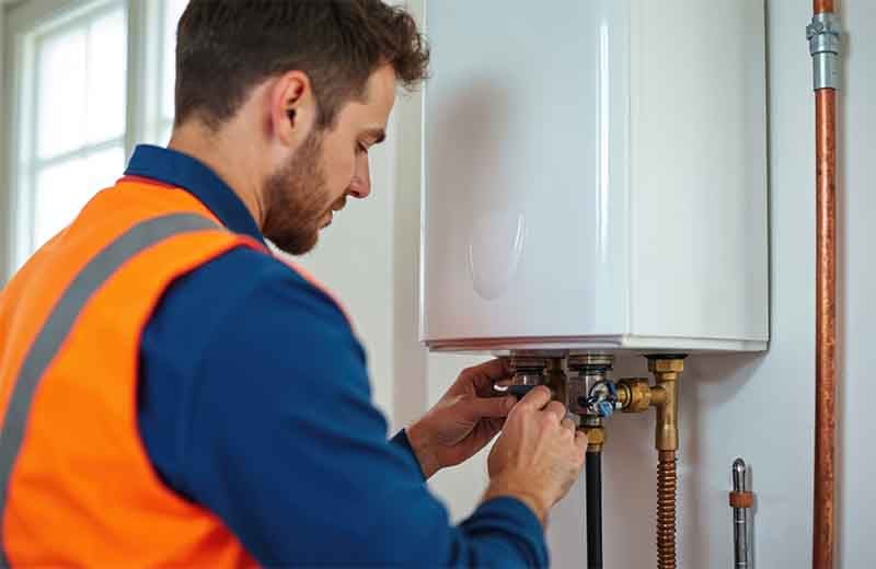 Commercial boiler servicing