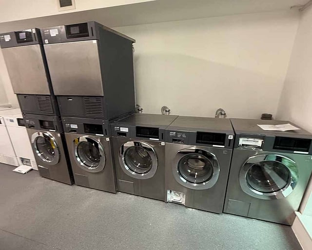 Old commercial laundry equipment