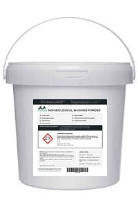 Non-bio commercial washing powder