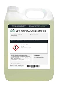 Commercial low temperature destainer