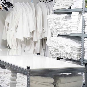 Clean and ironed linen
