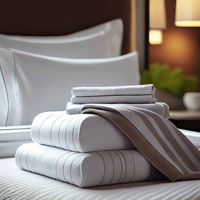Clean and ironed laundry