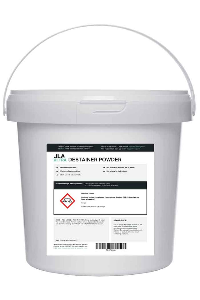 Commercial destainer powder