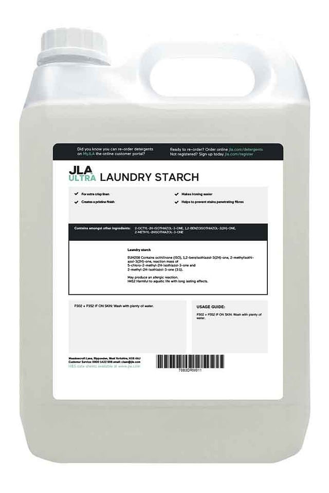 Commercial laundry starch