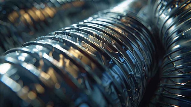 Commercial dryer ductwork