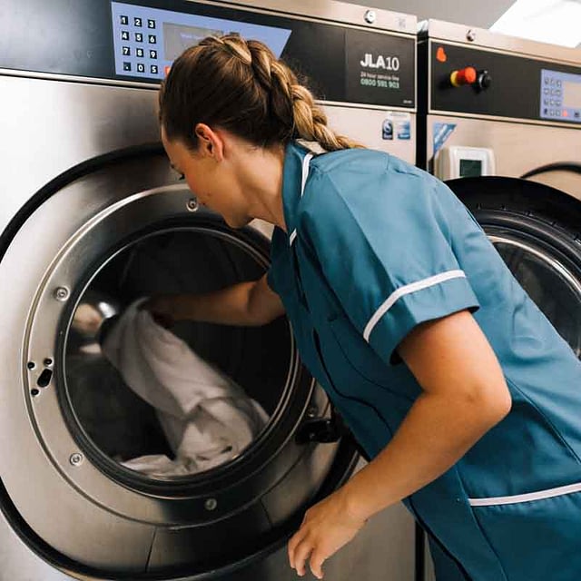 Commercial washing machine - care