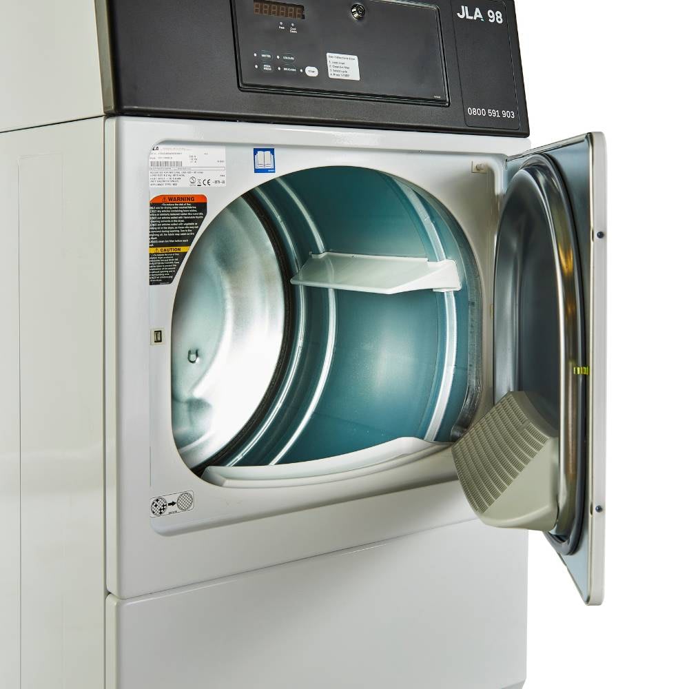 Commercial dryer open
