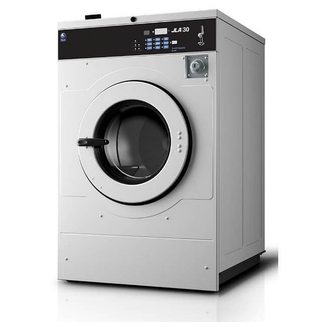 Coin-operated commercial washing machine